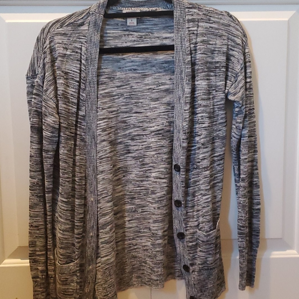 Black white and grey cardigan